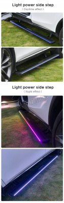 Audi Q3 (13-18) (19-) выдвижные электропороги с LED подсветкой
