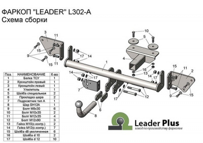 Lifan X50 (15–) Фаркоп (тягово-сцепное устройство)